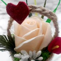 Кошнички с рози, снимка 8 - Подаръци за жени - 43861597