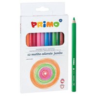 Цветни моливи Primo Jumbo 12цвята, снимка 1 - Ученически пособия, канцеларски материали - 43952888