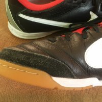 NIKE TIEMPO Leather Footlall Shoes Размер EUR 37,5 / UK 4,5 за футбол естествена кожа 73-14-S, снимка 8 - Детски маратонки - 43760184