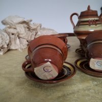 Ретро кафе сервиз Камъшит Силистра, снимка 2 - Антикварни и старинни предмети - 40752146