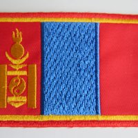 Пач емблема - Монголски флаг, Монголия, снимка 2 - Други ценни предмети - 27493450