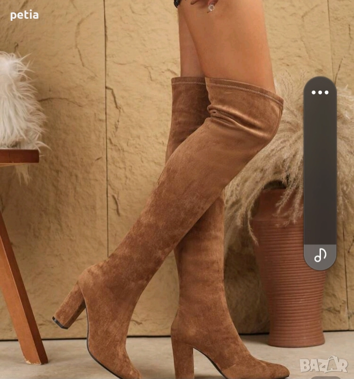 Дамски елегантни ботуши ( чизми), снимка 1