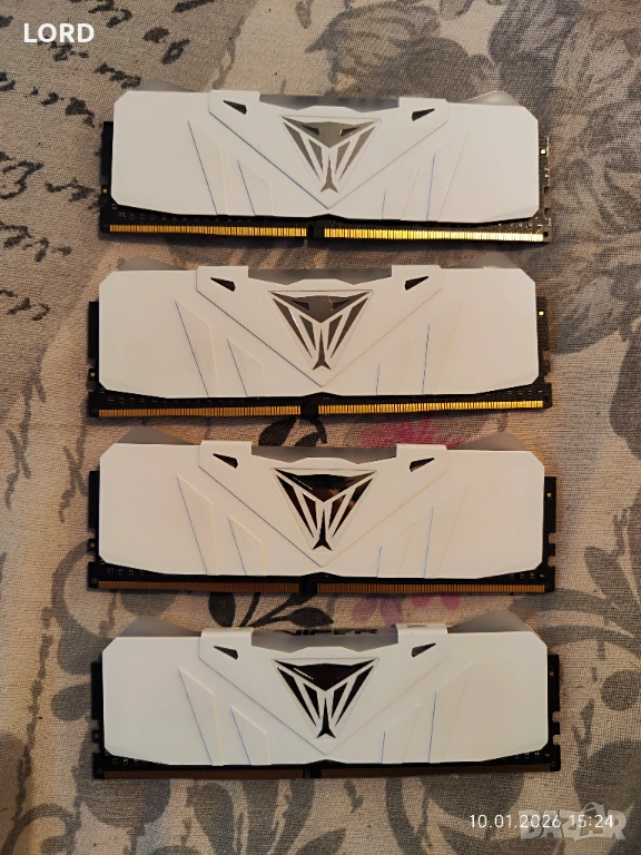 Рам памет 32GB DDR4 3200 4 X 8GB Patriot Viper RGB, снимка 1