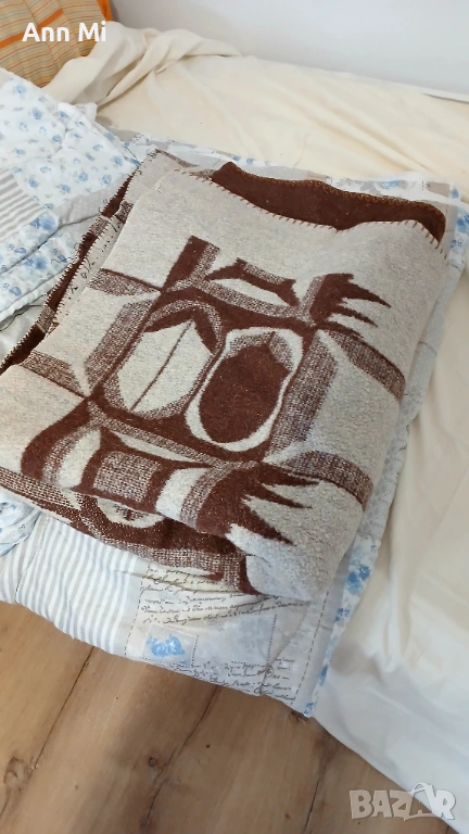 Продавам вълнено одеяло употребявано, снимка 1