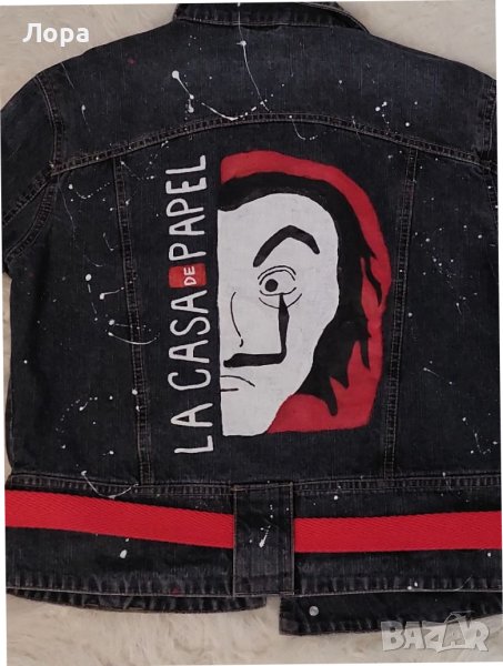 Дамско дънково яке, снимка 1