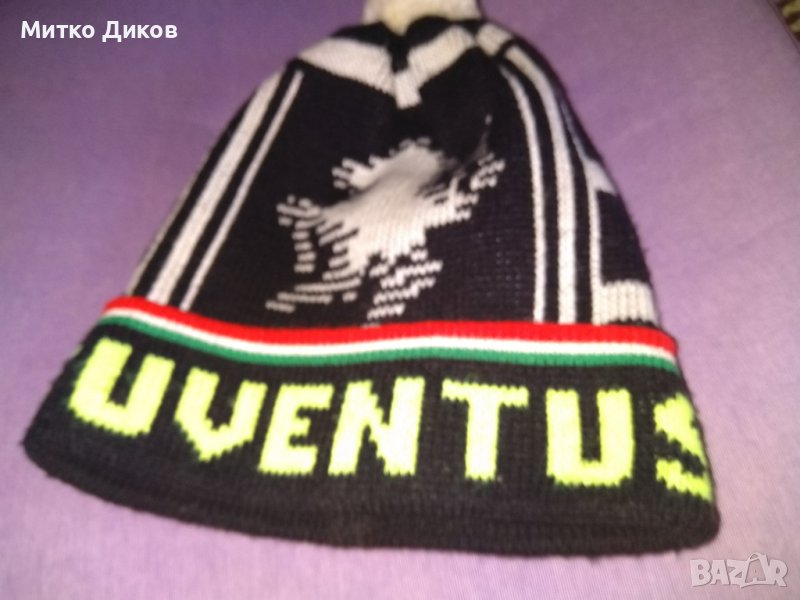 Зимна шапка и шал на Ювентус, снимка 1