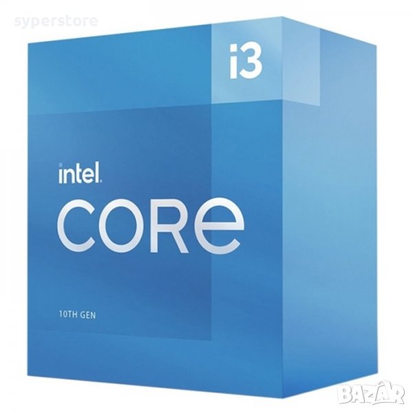 Процесор за компютър, CPU Intel Core i3-10105, 4C, 8T, 3.7, 6M, s1200, Box, SS300207, снимка 1