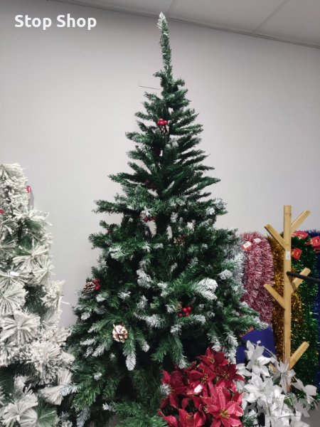 Декорирана елха 150 см , снимка 1