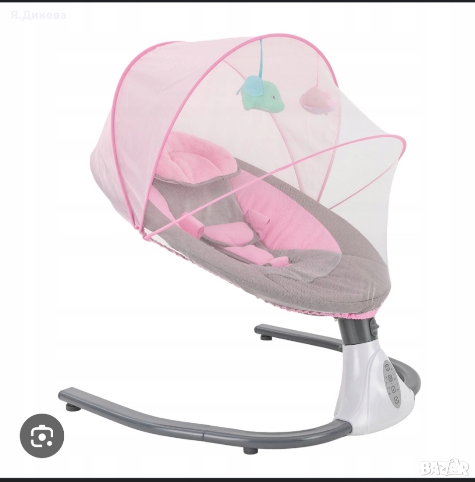бебешка ел.люлка(шезлонг), снимка 1