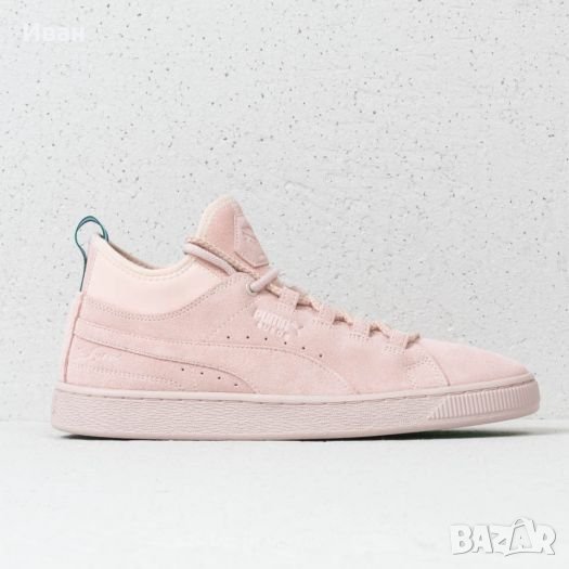 Нови  кецове от естествена кожа Puma Suede Mid Big Sean Pink Limited edition- НОВИ !!!, снимка 1