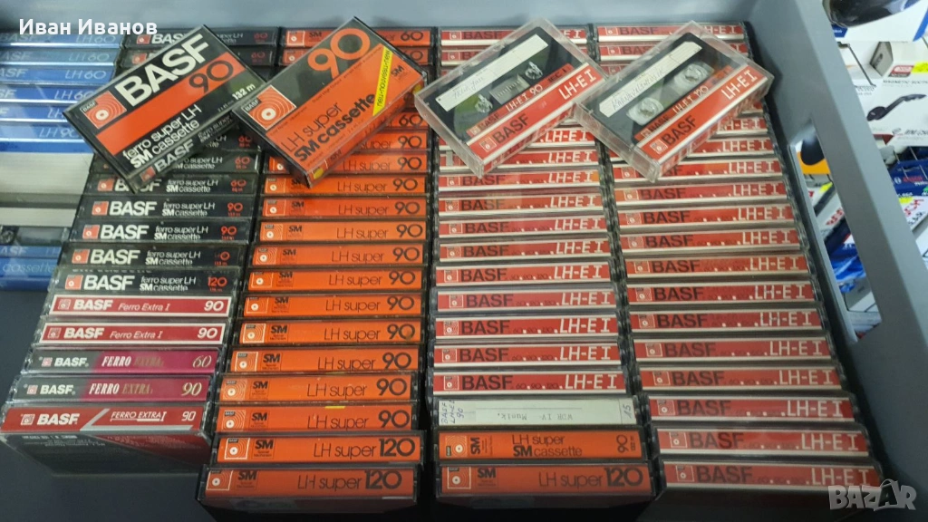 BASF LH аудиокасети червени, жълти, зелени и сини 1.30 евро/бр. тел.0878200910 Иван Иванов, снимка 1