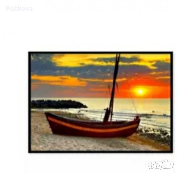 Диамантен гоблен, лодка , снимка 1