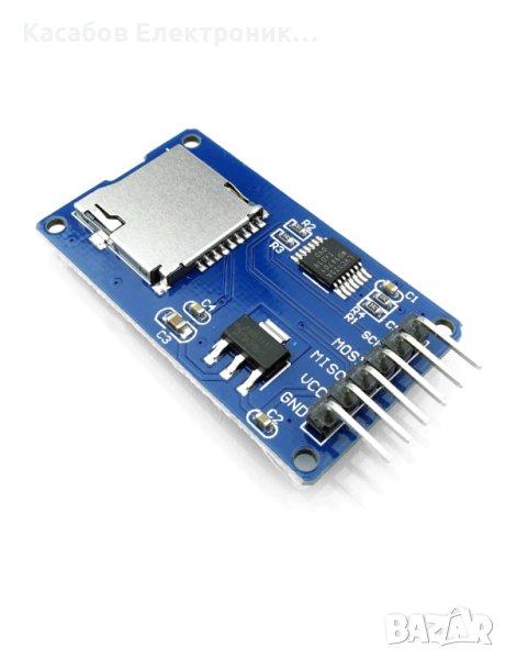 Arduino RPi microSD Модул за четене на Micro SD карти, снимка 1