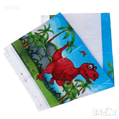 Динозаври найлонова покривка за парти рожден ден, снимка 1