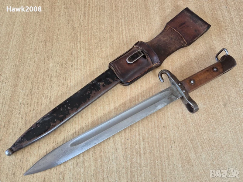 Щик Манлихер М 95 кания лопус нож ятаган сабя кама кинжал , снимка 1