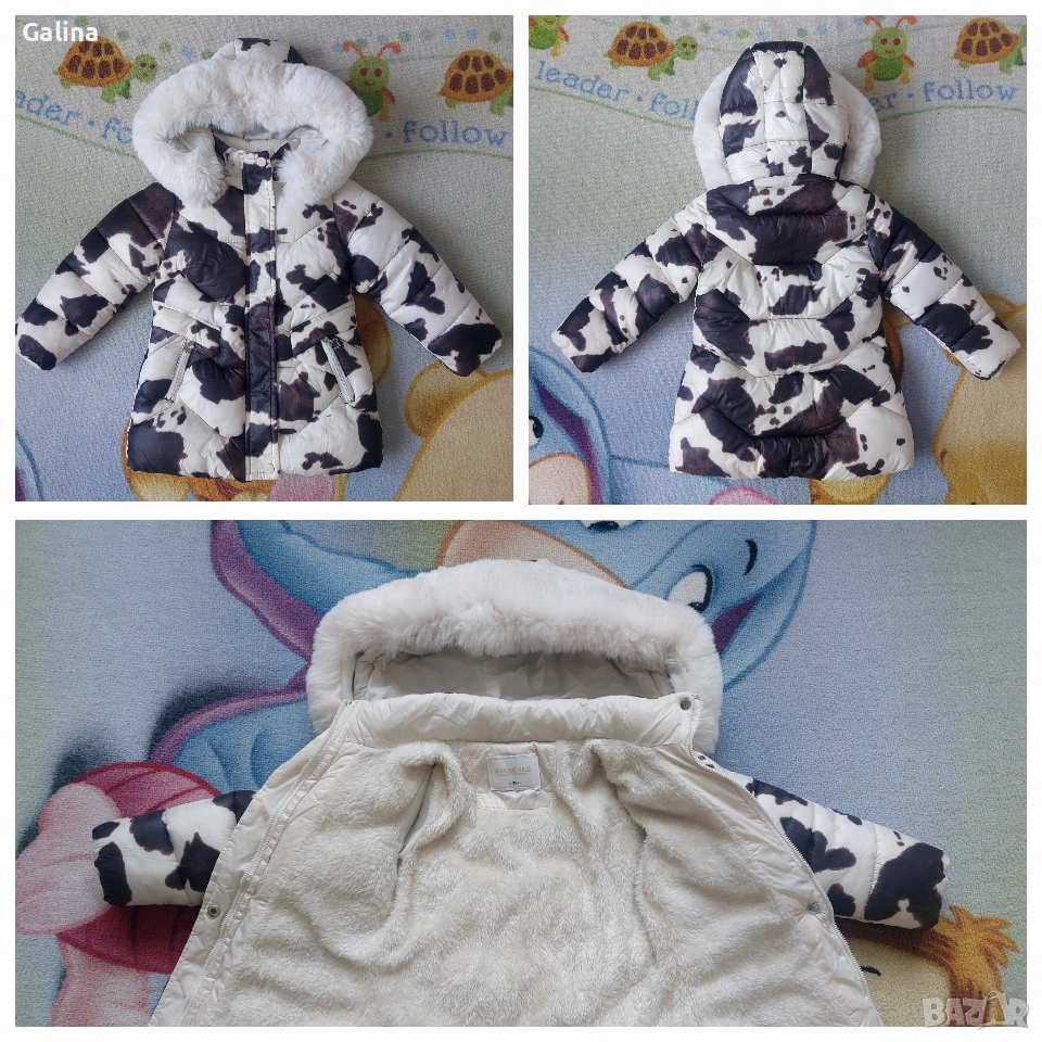 ново дебело зимно яке за момиче , снимка 1