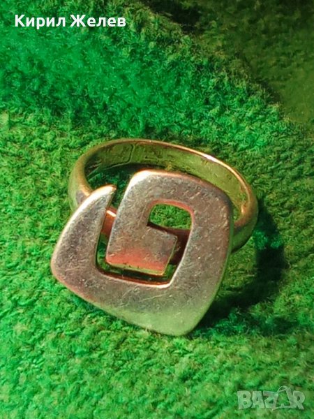 ДИЗАЙНЕРСКИ ФЕШЪН АРТ СРЕБЪРЕН ПРЪСТЕН СРЕБРО 925 ПРОБА 36593, снимка 1