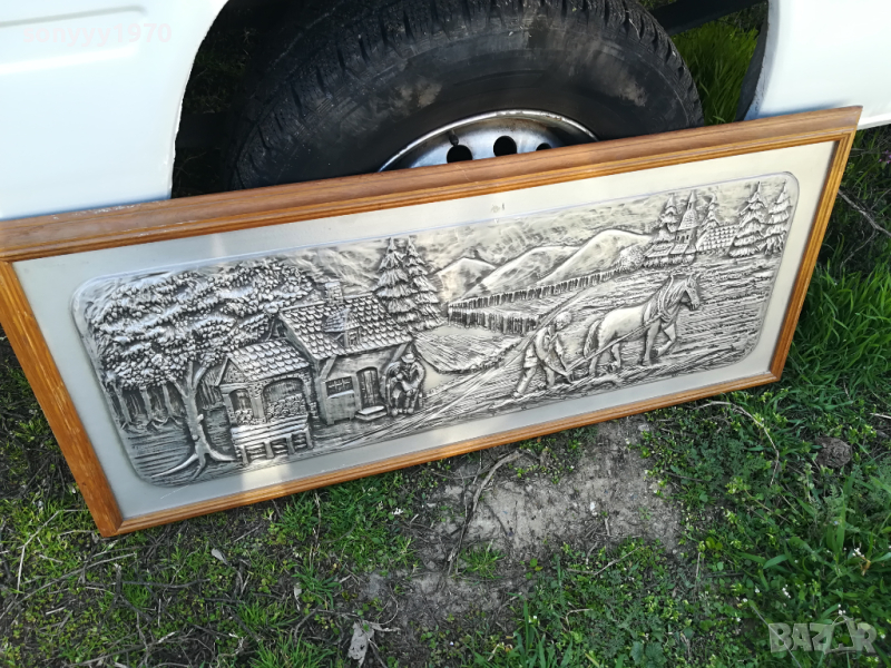 ГОЛЯМА КАРТИНА ОТ ГЕРМАНИЯ-МЕТАЛ ДЪРВО 2303241708, снимка 1