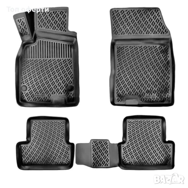 Гумени стелки RizLine съвместими с Renault Megan 3 STW 08-16, снимка 1