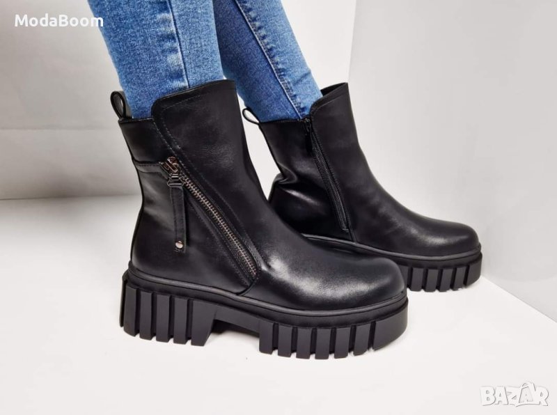 ❄️Стилни черни дамски зимни боти❄️, снимка 1