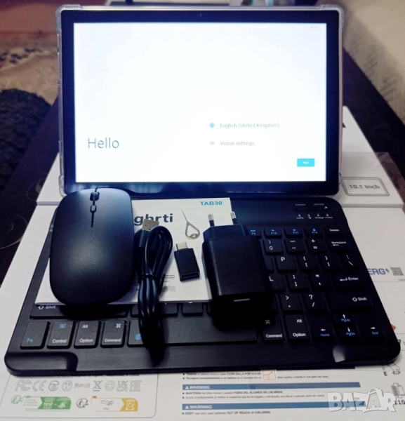 Нов таблет DGHRTI с Android 15, 10.1", 30GB RAM, 128GB ROM 1TB, 8-ядрен 200 лв., снимка 1