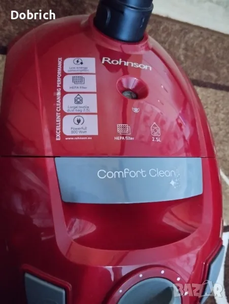 Прахосмукачка Rohnson 800W с постоянна торбичка , снимка 1