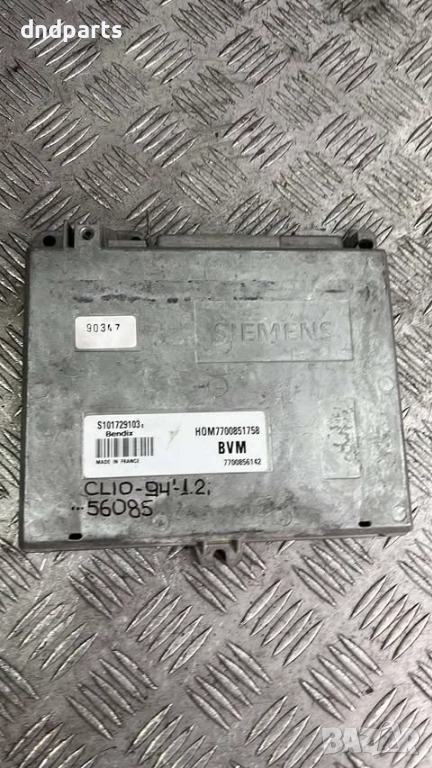 Компютър Renault Clio 1.2i 1994г. S101729103 7700851758 , снимка 1