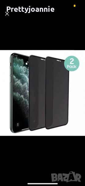 Затъмнен стъклен протектор за Iphone 11, 13 pro, снимка 1