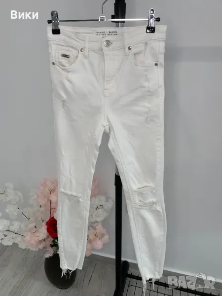 Бели дънки размер ХS, снимка 1