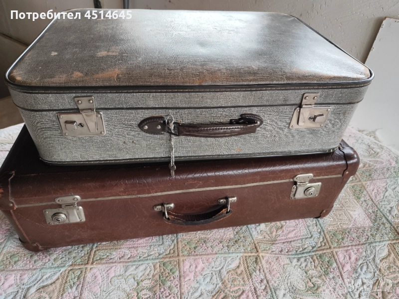 Ретро куфари 2бр. твърди заключване , снимка 1