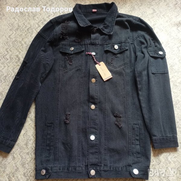 Мъжко дънково яке , снимка 1