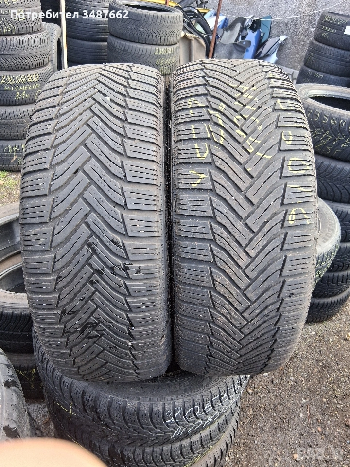 215 60 16 MICHELIN 2бр всесезонни дот 2023г , снимка 1