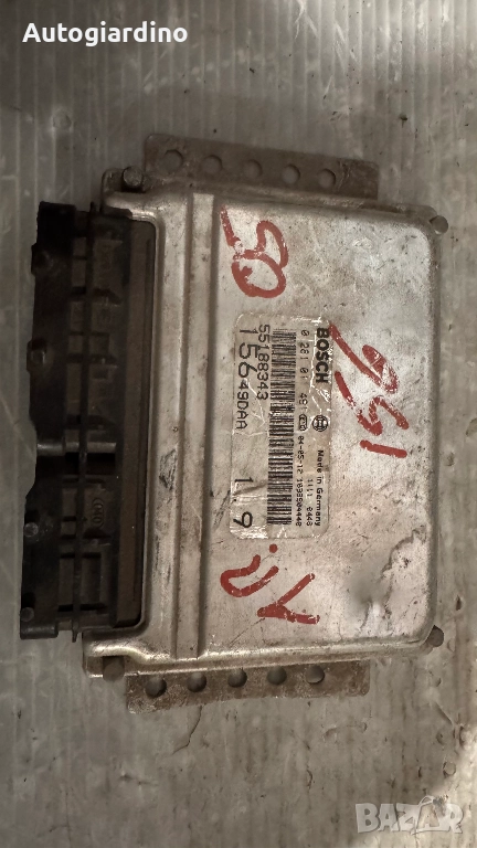Компютър за двигател / ECU / Моторен компютър за Alfa Romeo 156 - 55188343 / 0281011491, снимка 1