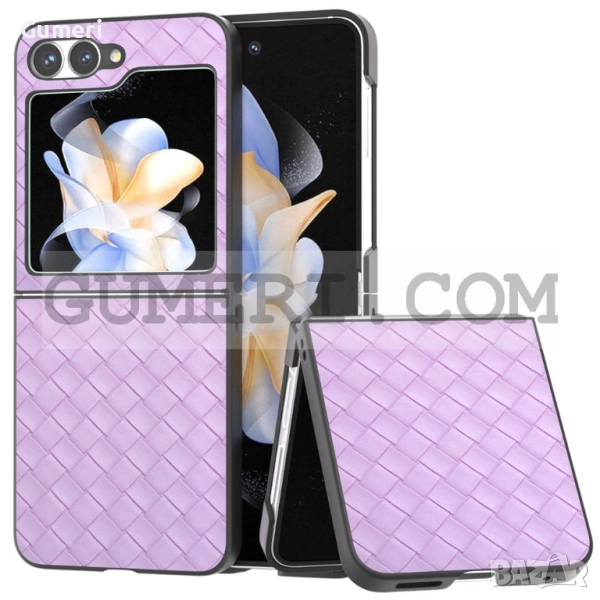 Samsung Galaxy Z Flip 7 FE Кожен Предпазен Гръб, снимка 1