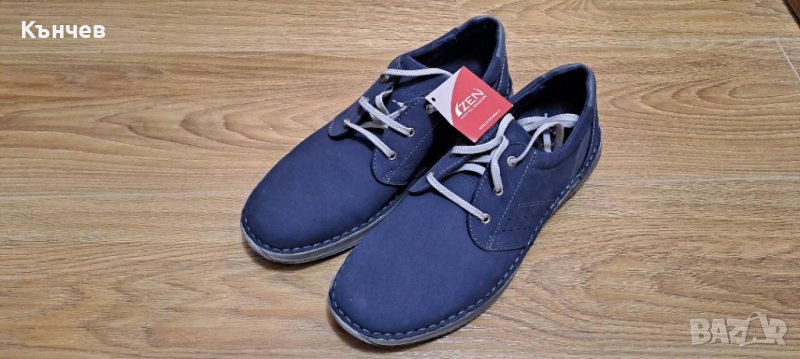 Чисто нови сини мъжки обувки ZEN, размер 45, снимка 1