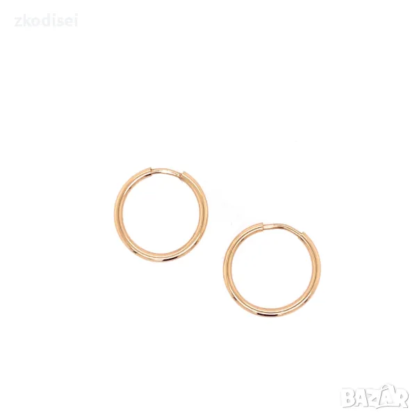 Златни обеци 0,99гр. 14кр. проба:585 модел:29407-4, снимка 1