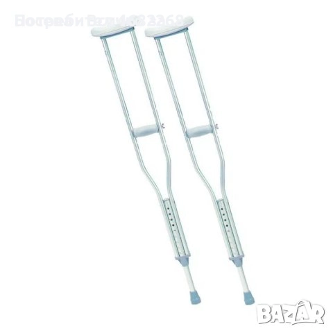 Леки алуминиеви патерици, регулируеми 132-152 см, снимка 1