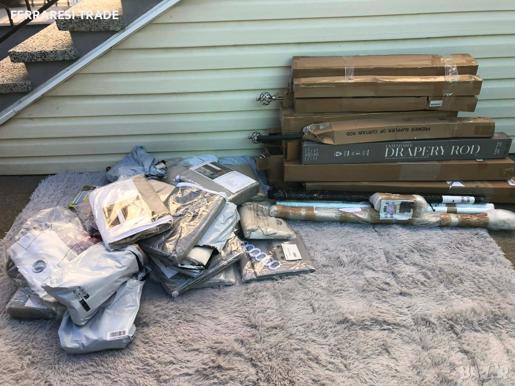 лот 34 корнизи и 30 пердета сет нови , снимка 1