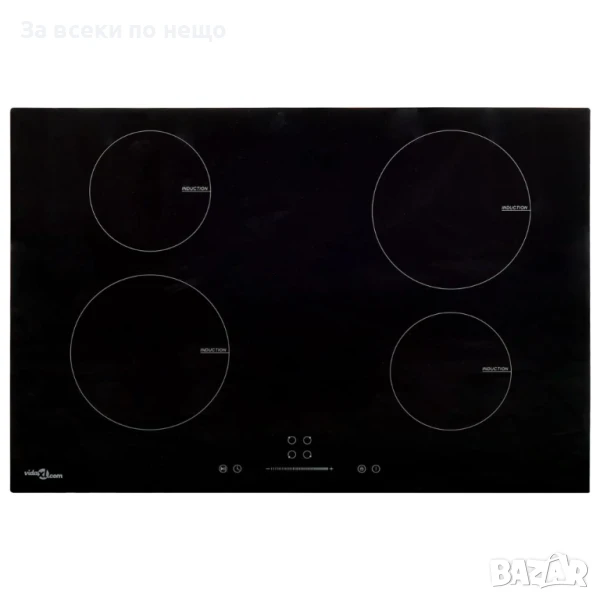 Индукционен Плот С 4 Котлона Сензорен Контрол Стъкло 77см 7000W Код P789, снимка 1
