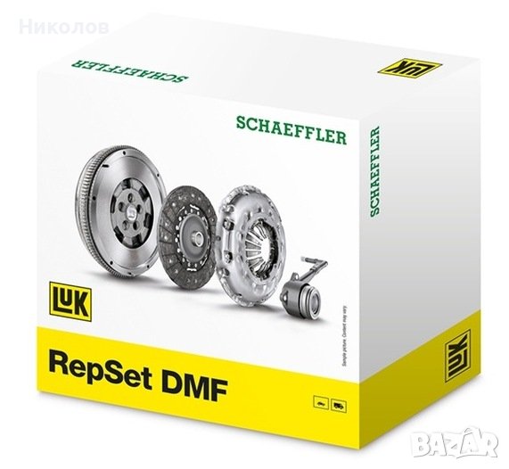 К-кт съединител LUK 600 0003 00 с маховик за 1.9 TDi 90 и 110 к.с. VW Sharan I/ Alhambra I/ Galaxy, снимка 1