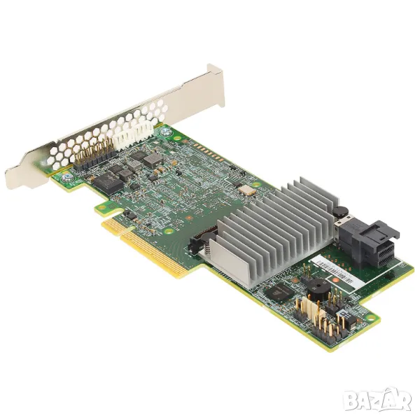LSI SAS9361-4i PCI-e RAID контролер 12GBps SAS + 4x SATA кабел, снимка 1