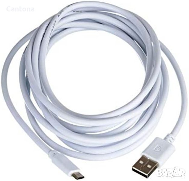 Griffin micro USB гумиран кабел за мобилни устройства - 3 метра, снимка 1