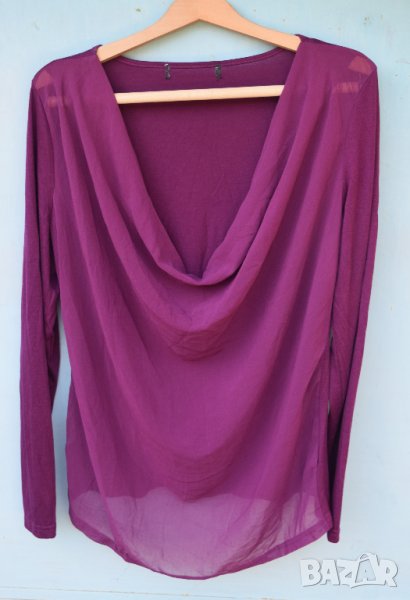 Дамска лилава блуза, снимка 1