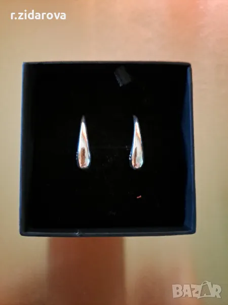 Сребърни обеци , снимка 1