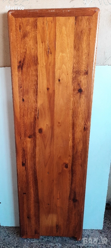 Дървен плот с дебелина 3 см.лакиран, снимка 1