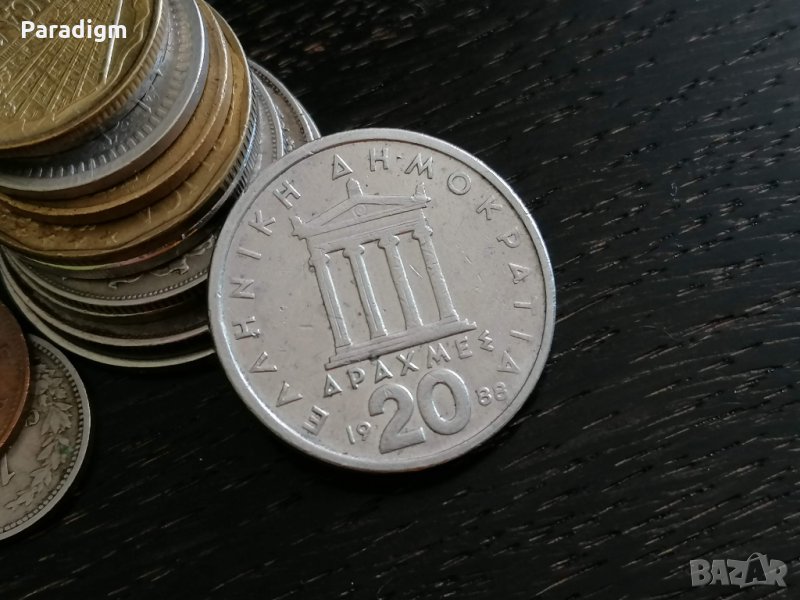 Монета - Гърция - 20 драхми | 1988г., снимка 1