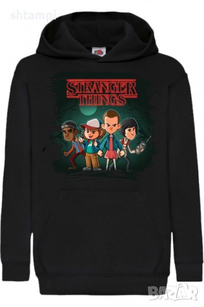 Детски Суитчър/Суитшърт Stranger Things 01,Игра,Подарък,Изненада,Забавление,Рожден Ден, снимка 1