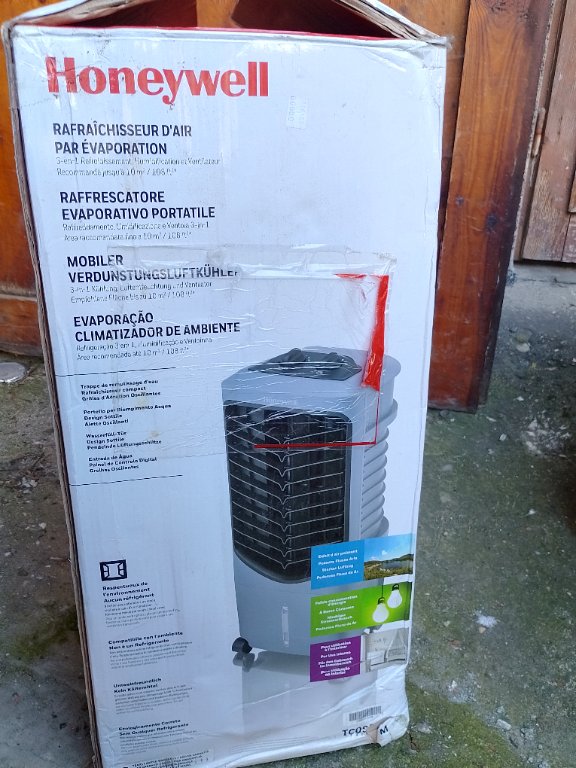 Въздушен изпарител охладител Honeywell Evaporative Air Cooler, в Климатици  в гр. Разград - ID39889030 — Bazar.bg