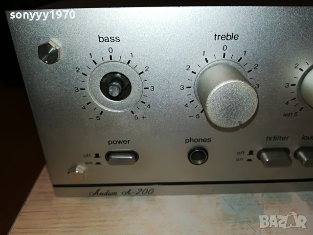 AUDION A-200 STEREO AMPLI-ВНОС GERMANY 1911222011, снимка 9 - Ресийвъри, усилватели, смесителни пултове - 38728166