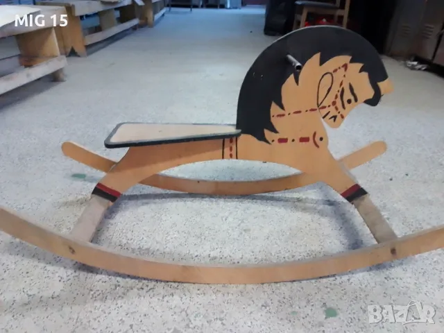 Старо дървено конче., снимка 2 - Колекции - 48984374